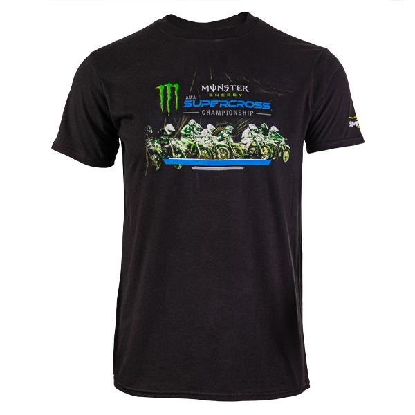 Monster Energy Supercross Championship Start Line T-shirt in Black