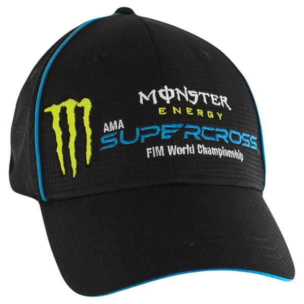 Monster Energy Supercross FIM Blue Pipe Hat