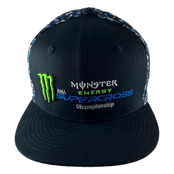 Monster Energy Supercross Championship Blue Mosaic Hat