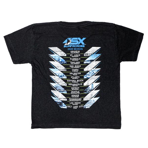 2020 Supercross Series Youth T-Shirt in Black