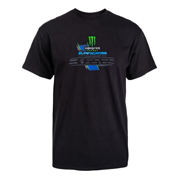 2024 Monster Energy Supercross Championship Series T-Shirt in Black