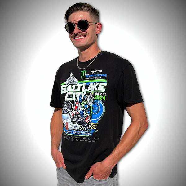 2024 Monster Energy Supercross Championship Salt Lake City T-shirt