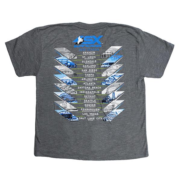 2020 Supercross Series Youth T-Shirt in Grey