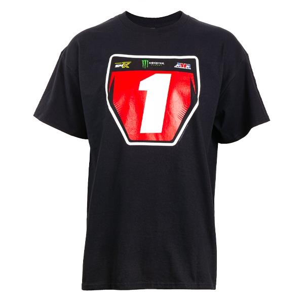 Monster Energy Supercross Number Plate T-Shirt