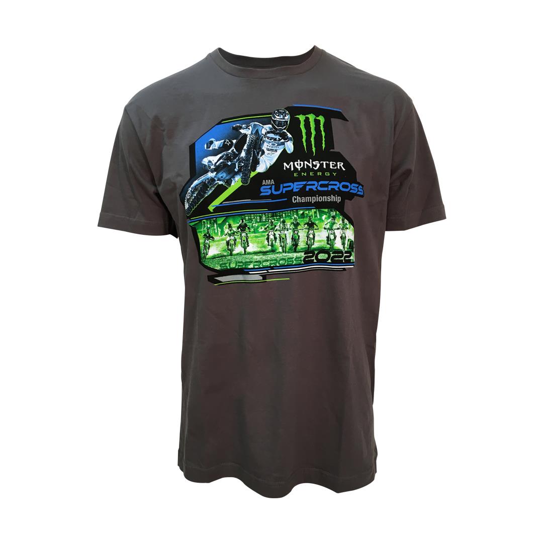 2022 Monster Energy Supercross Series Charcoal City T-shirt