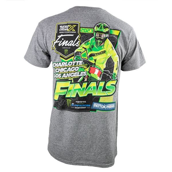 2023 SMX World Championship 3 Races T-shirt In Grey