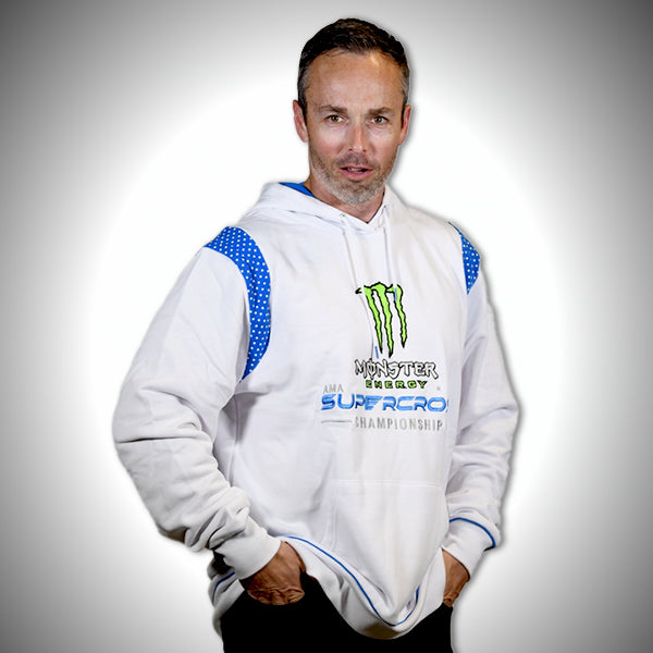Monster Energy Supercross Championship Logo Sweatshirt in White