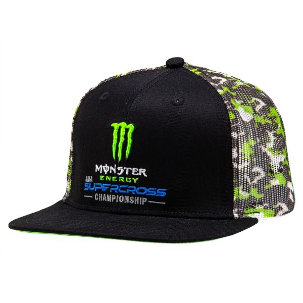 Monster Energy Supercross Championship Green Camo Hat