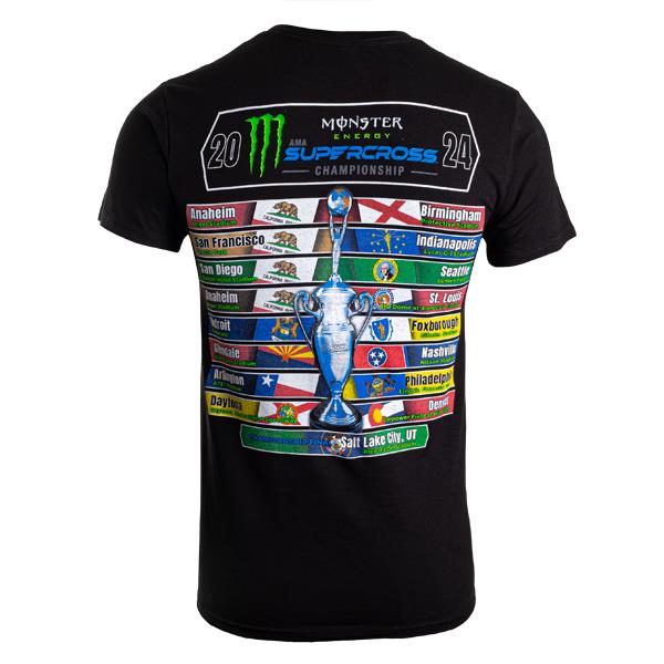 2024 Monster Energy Supercross Championship Black City T-shirt
