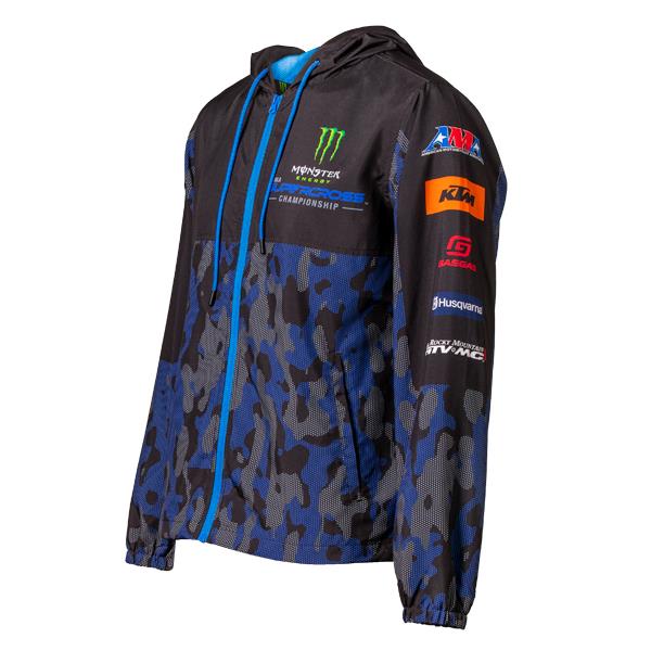 Supercross Blue Camo Windbreaker – Official SuperMotocross Superstore