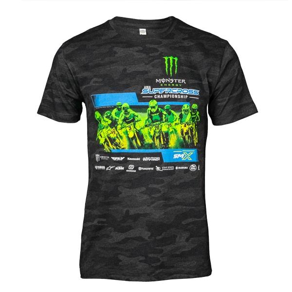 Monster Energy Supercross Start Line Camo T-Shirt