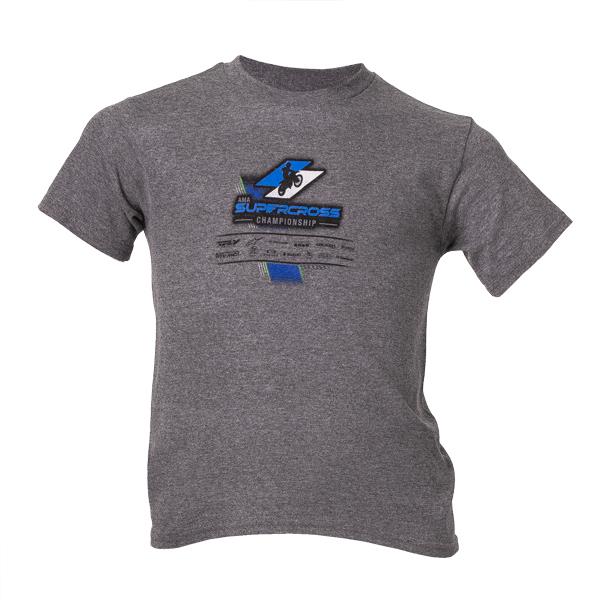 2024 Supercross Series Youth T-Shirt in Charcoal