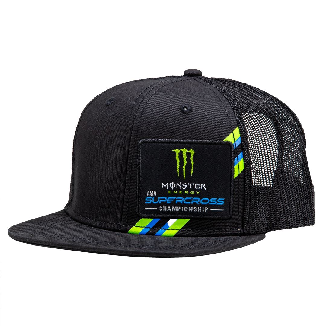Monster Energy Supercross Championship Striped Flat Hat