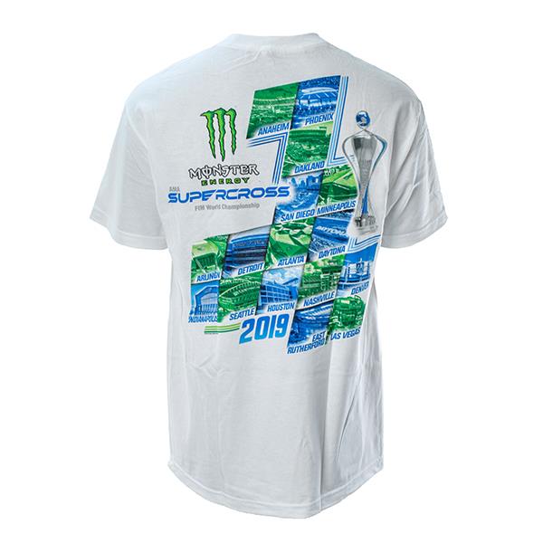 2019 White Worlds T-shirt