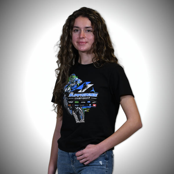 2025 Supercross Youth T-Shirt in Black