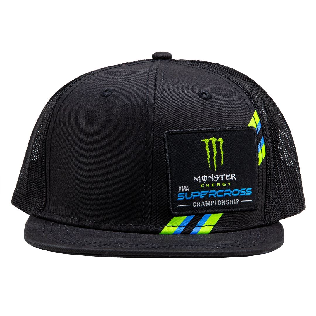 Monster Energy Supercross Championship Striped Flat Hat