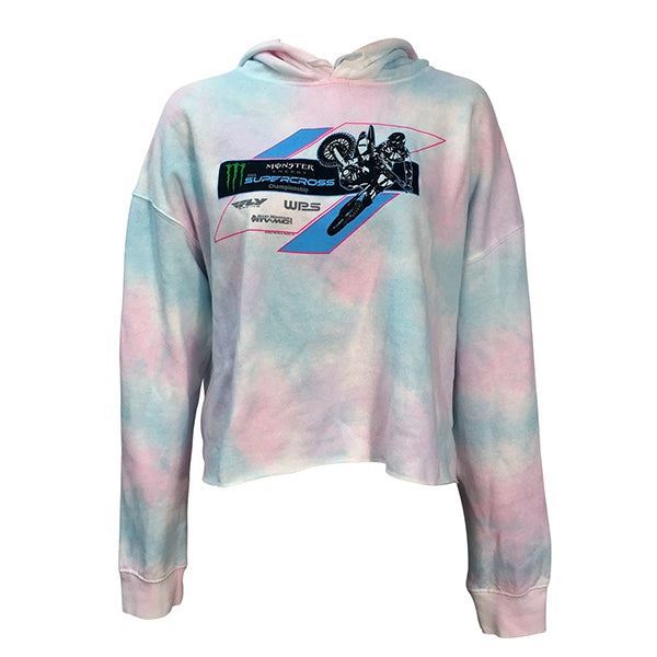 Monster Energy Supercross Championship Tie Dye Crop Sweatshirt