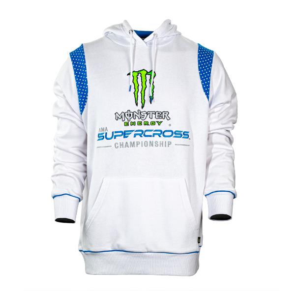 Monster Energy Supercross Championship Logo Sweatshirt in White