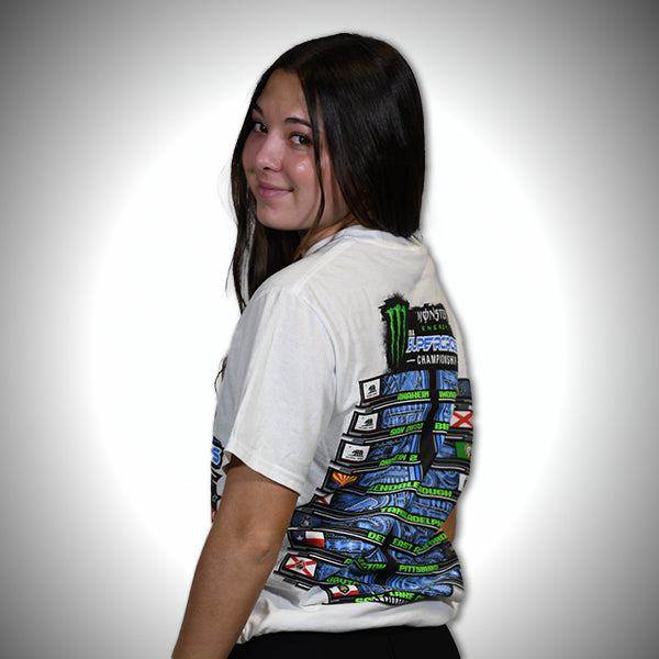 2025 Monster Energy Supercross Championship T-Shirt in White