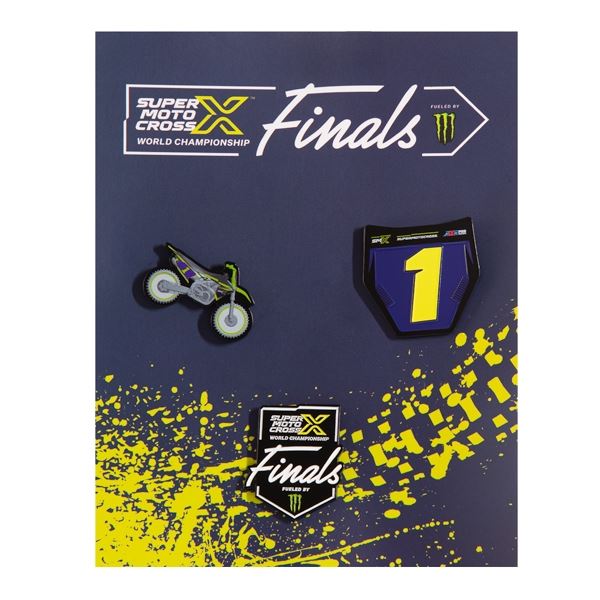 SMX World Championship Enamel Pin 3-Pack