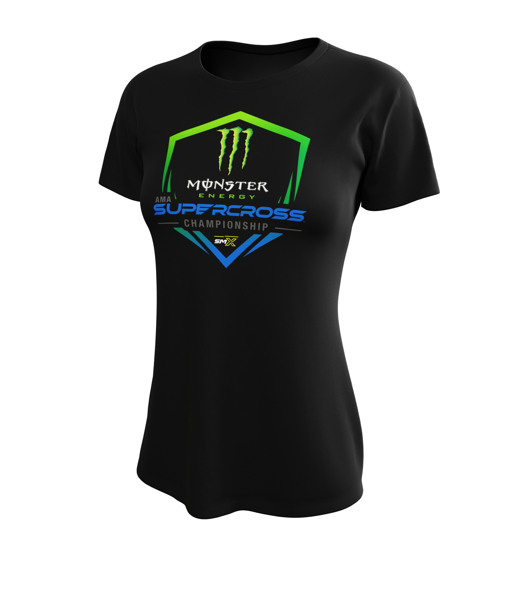 Monster Energy Supercross Shield Logo Ladies T-shirt