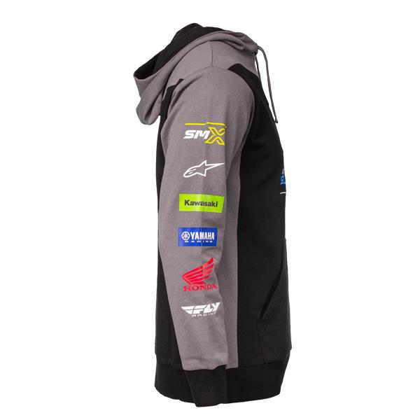 Monster Energy Supercross Sponsor Championship Sweatshirt in Black/Grey