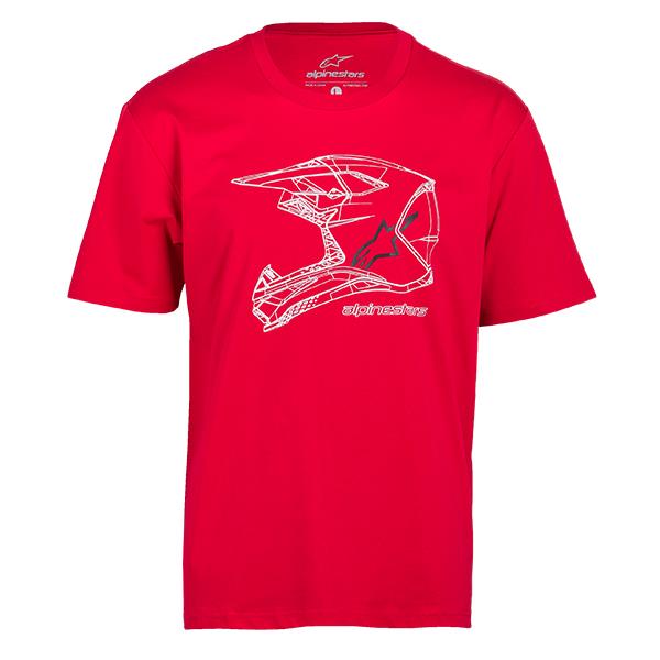 Alpinestars Star Red Helmet T-Shirt